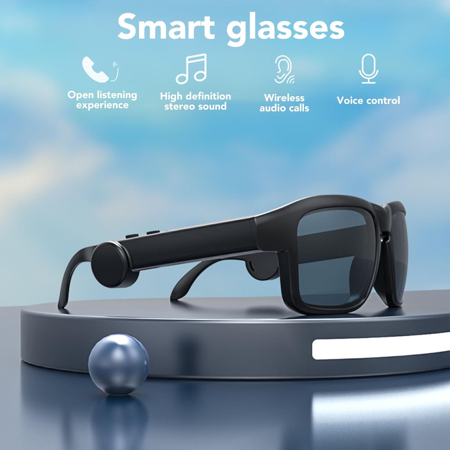 LENTES CON AURICULARES BLUETOOTH XG88 PRO