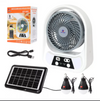 Abanico Solar Recargable Portatil